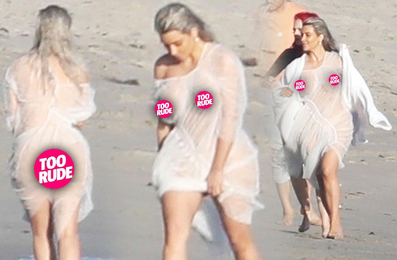 //kim kardashian naked photoshoot beach body pp