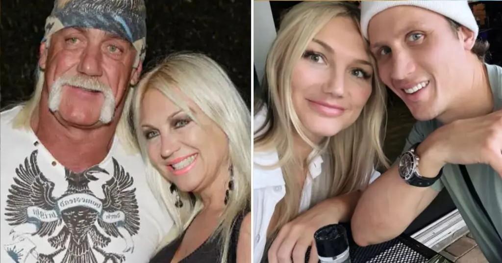 Composite photo of Hulk and Brooke Hogan