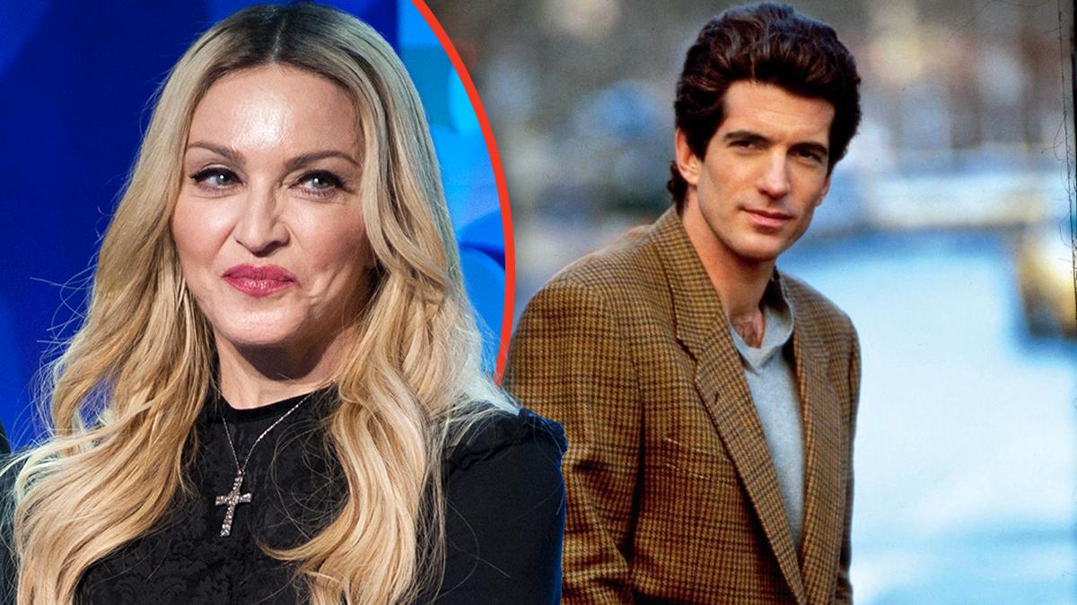 Madonna praised late John F. Kennedy Jr.'s skills in the bedroom.