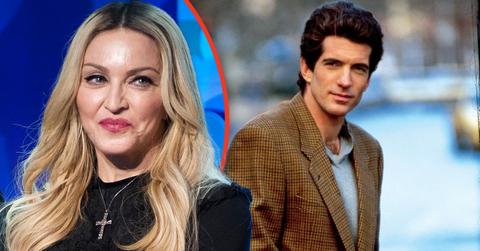 Madonna praised late John F. Kennedy Jr.'s skills in the bedroom.