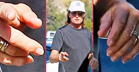 Bruce Jenner has long nails