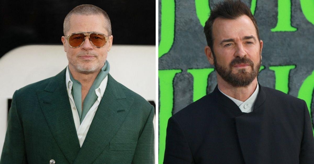Photos of Bradd Pitt and Justin Theroux