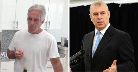 Split photo of Jeffrey Epstein and Andrew Windsor