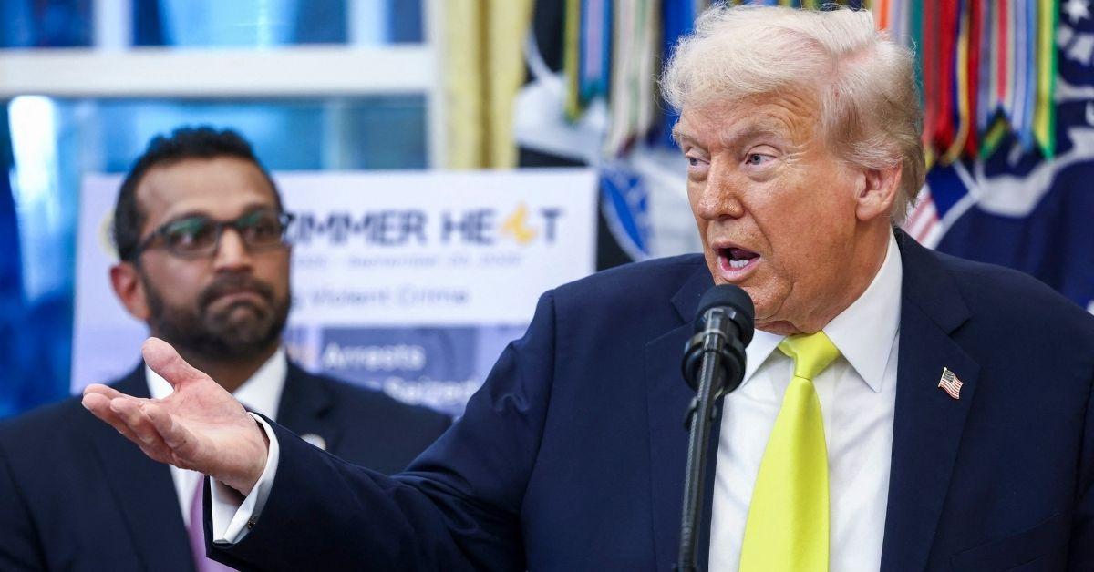 picture of Donald Trump and Kash Patel