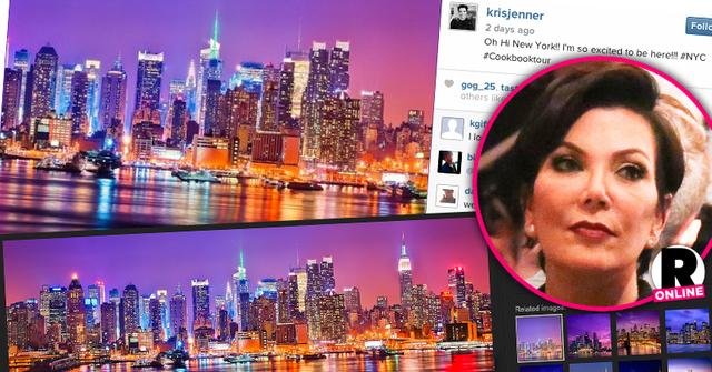 //kris jenner instagram stock photo new york city pp sl