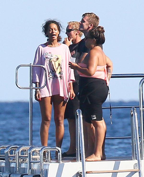 Rihanna Goes Yachting With Friends In Cannes