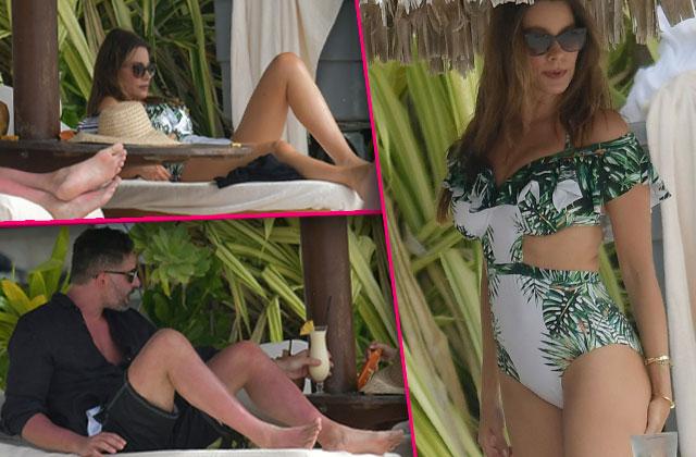 Sofia Vergara Swimsuit Body Husband Bora Bora