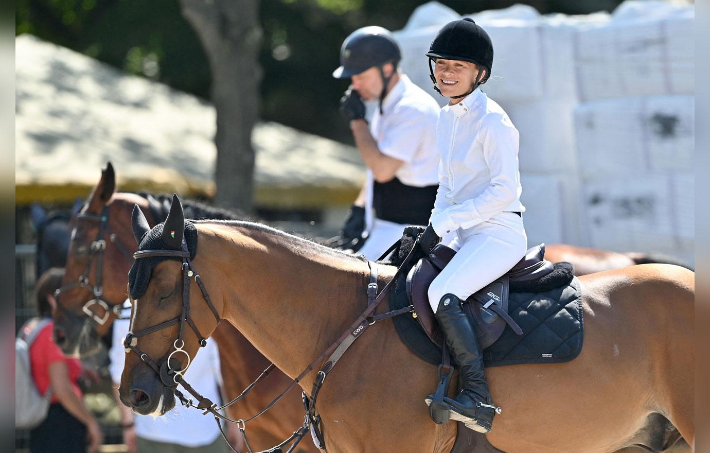 Mary-Kate Olsen Competes At Equestrian Event In France