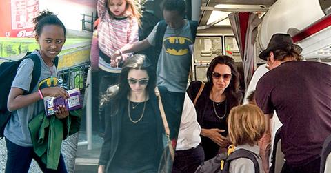 //brad pitt angelina jolie fly economy class with kids pp