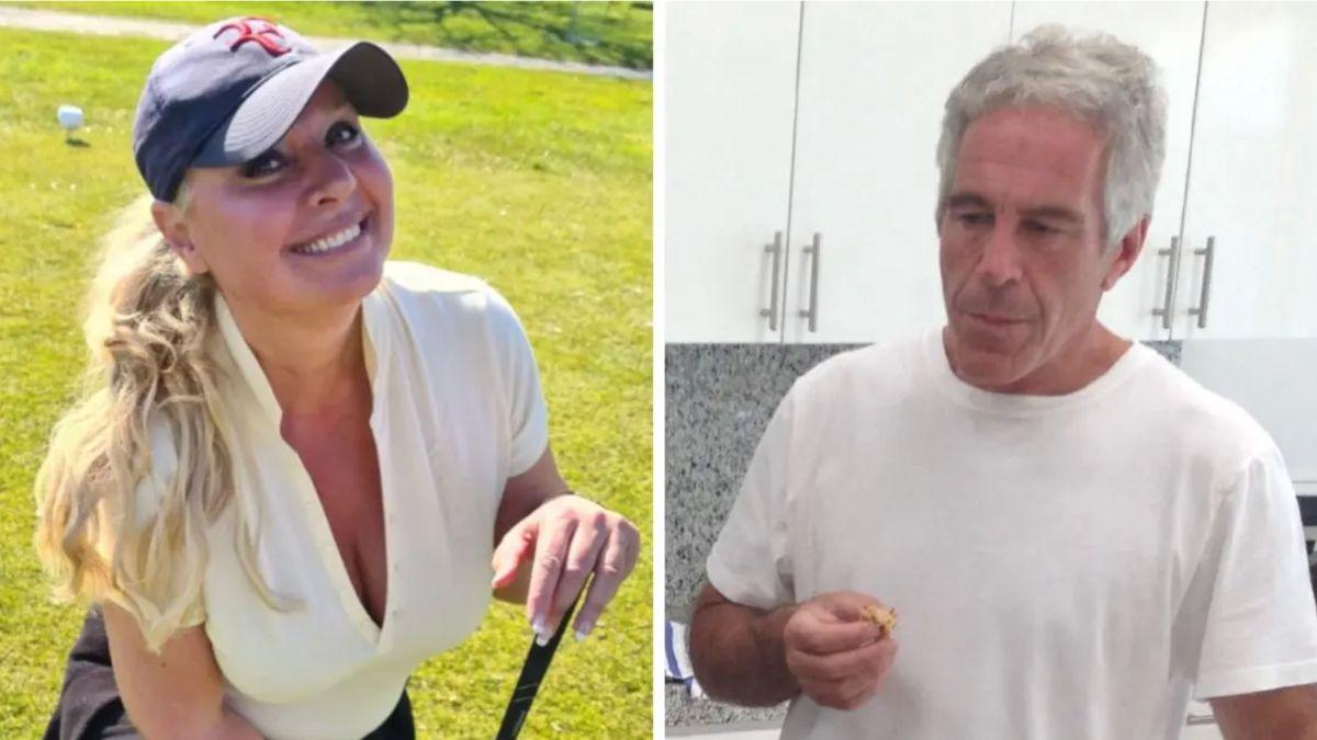 Photo of Beatrice Keul and Jeffrey Epstein