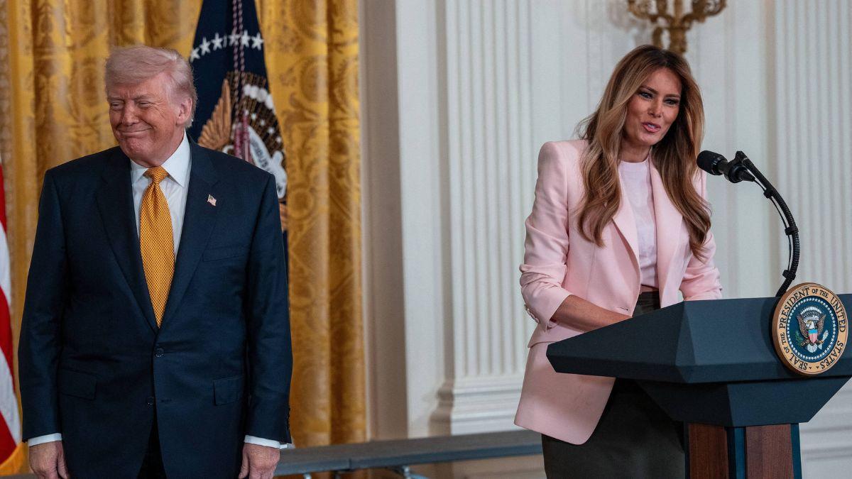 Photo of Donald and Melania Trump