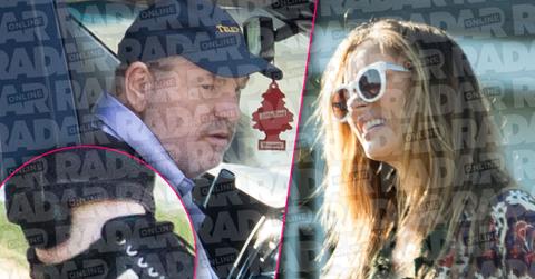 //Harvey weinstein wife georgina chapman back together horse ranch pp