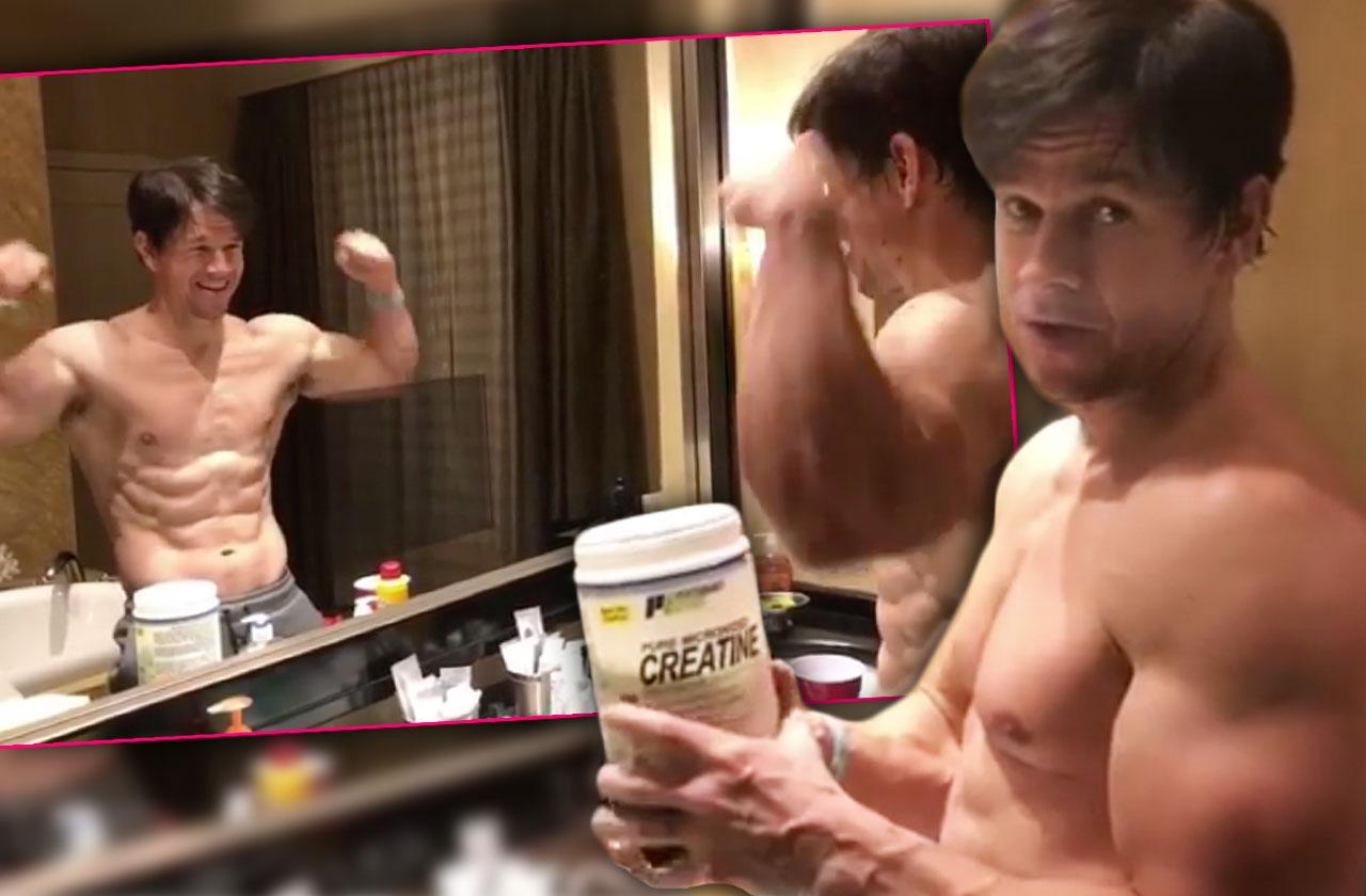 Mark Wahlberg Shirtless Sexy Body Video