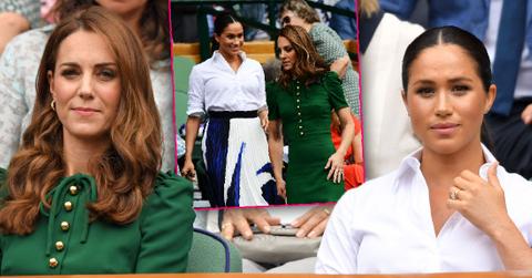 Meghan And Kate Try To Bury Feud Rumors Wimbledon