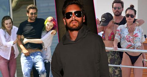 Scott Disick Women Partying Returns LA