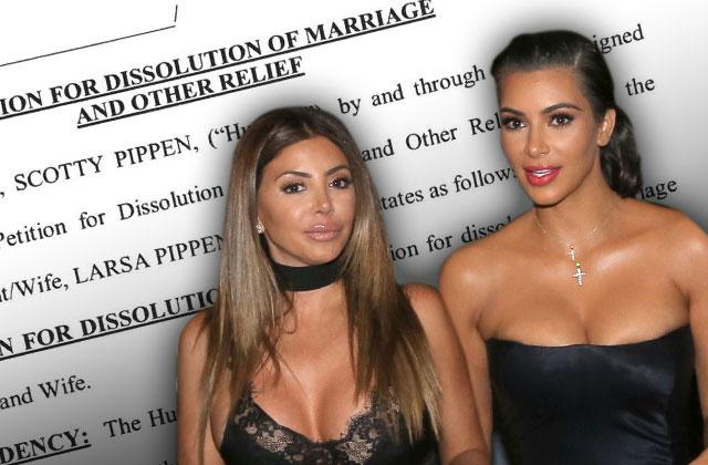 Kim Kardashian BFF Larsa Pippen Divorce