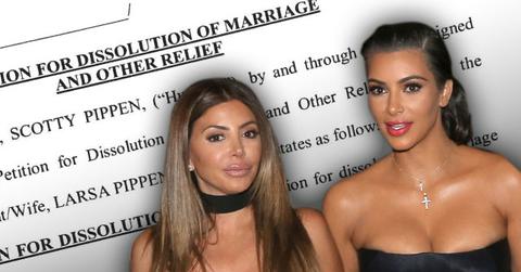 Kim Kardashian BFF Larsa Pippen Divorce