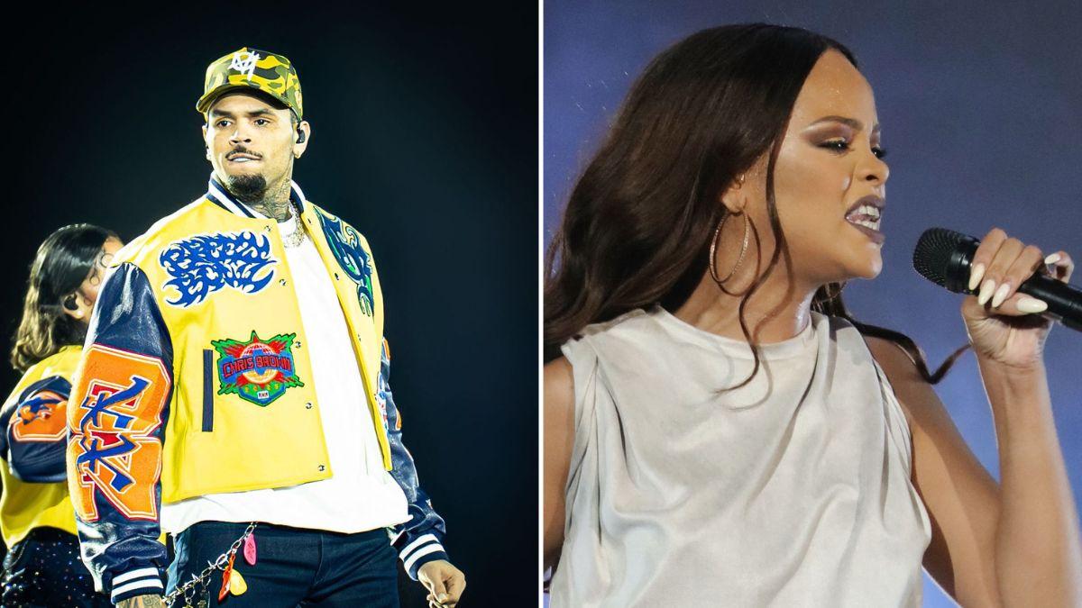 Chris Brown and Rihanna