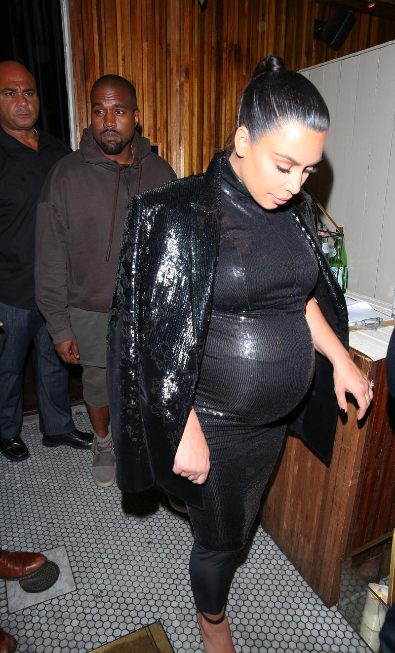 Kim Kardashian Baby Bump Photos