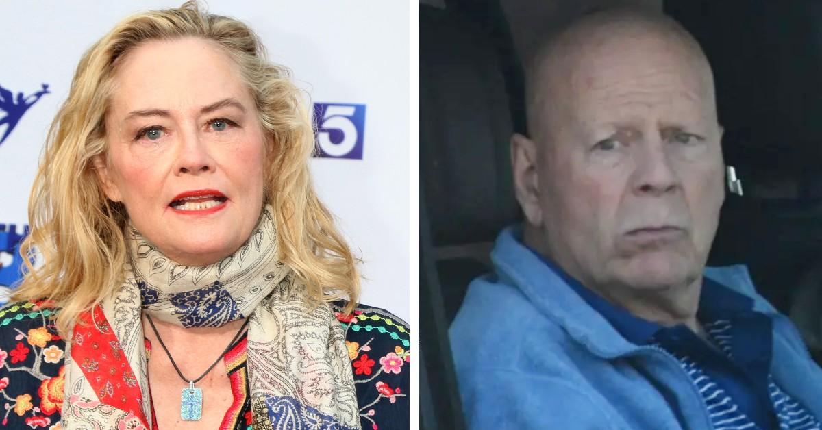 Split photo of Cybil Shepherd, Bruce Willis