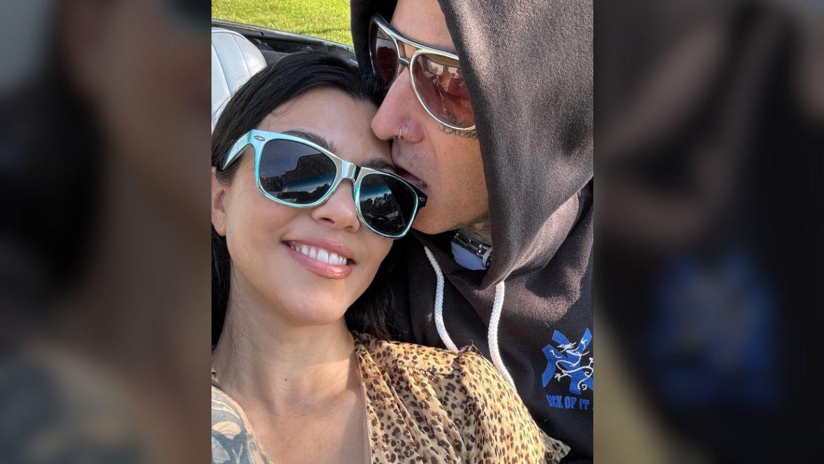 Photo of Kourtney Kardashian and Travis Barker