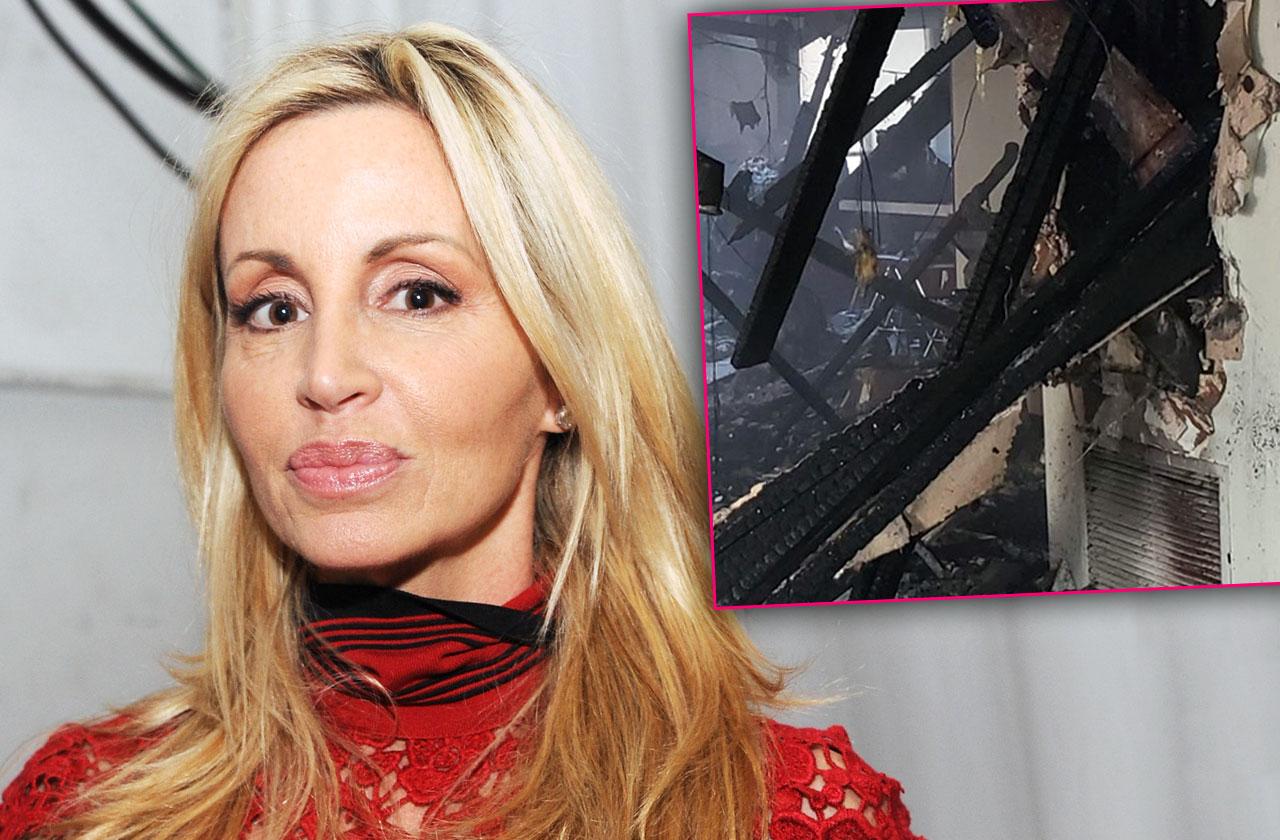 RHOBH’s Camille Grammer Still Living In Trailer Home After Malibu Fires