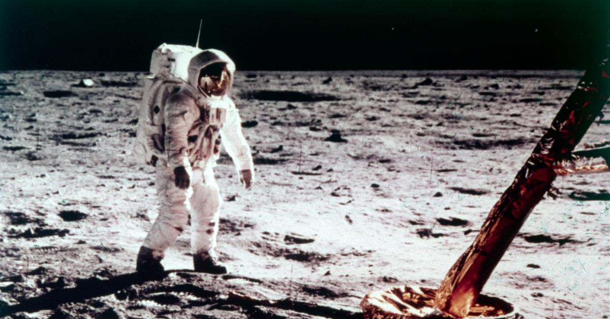Image of Buzz Aldrin was the second person to ever step on the moon in 1969.