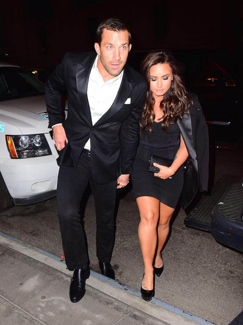 Demi Lovato Luke Rockhold New Boyfriend UFC Fighter Holding Hands Pics