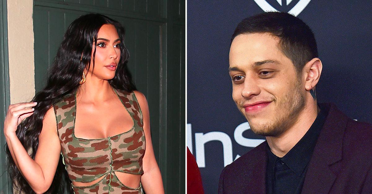 Kim Kardashian Beams Holding Pete Davidson's Hand In Palm Springs After  Going Official