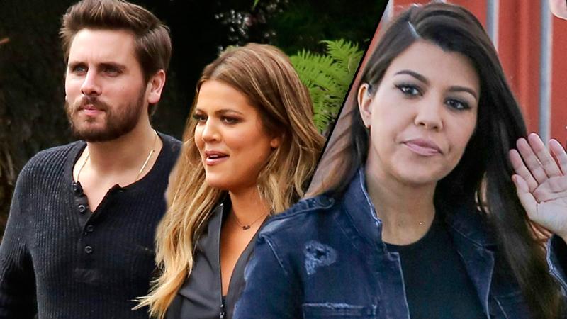 Scott Disick Khloe Kardashian Kourtney Kardashian