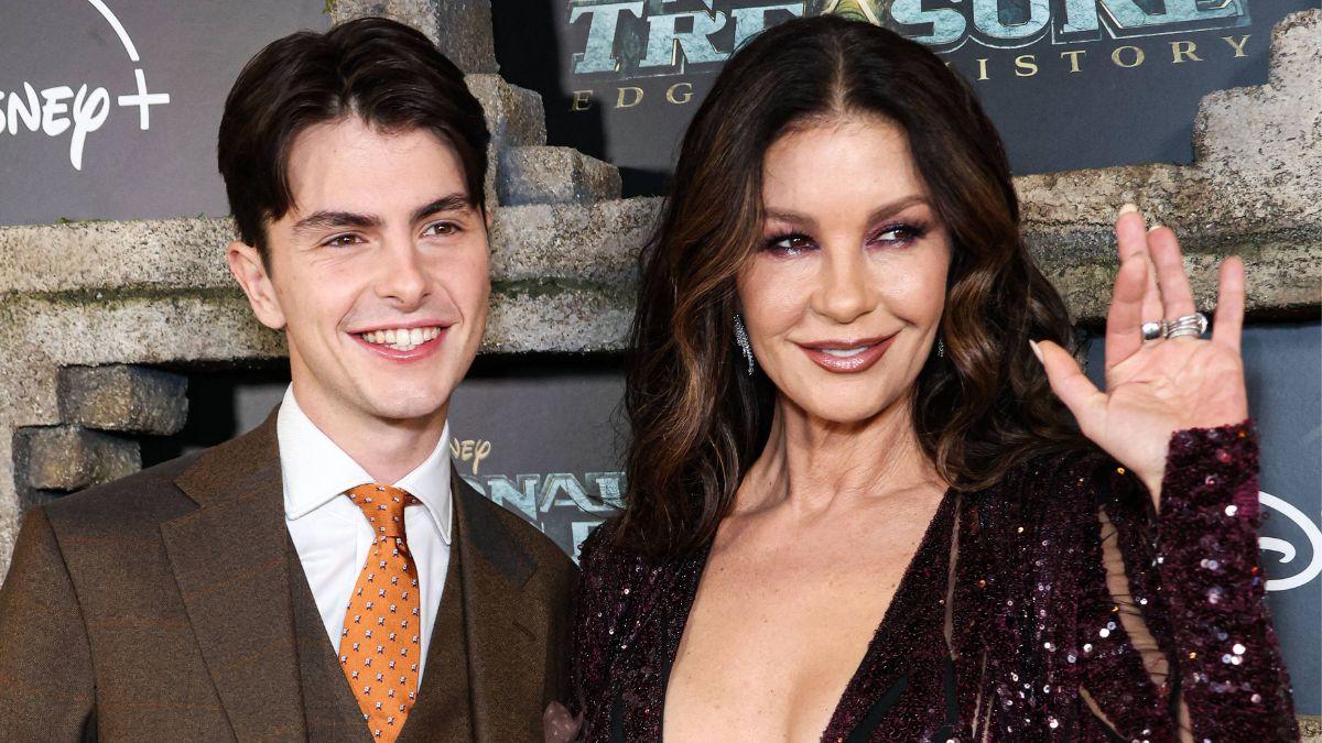 picture of Dylan Douglas and Catherine Zeta-Jones