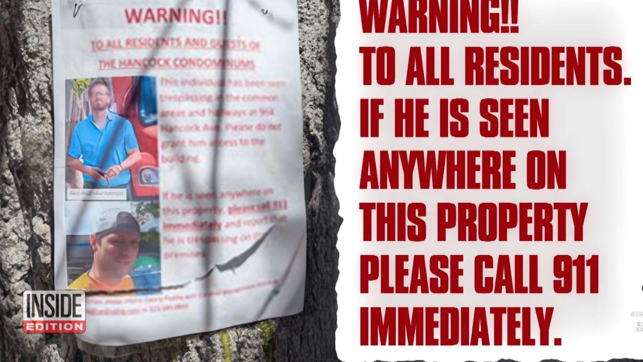 Photo of Brian Hickerson warning.