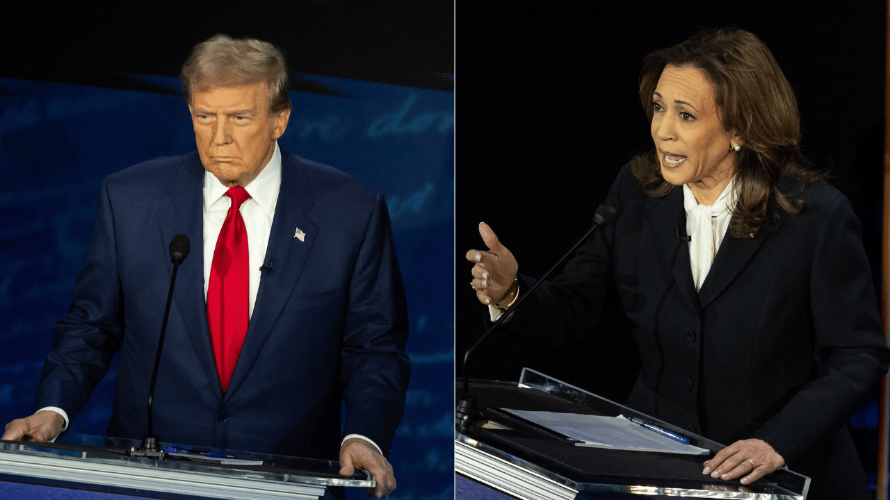 President Donald Trump, Kamala Harris debate