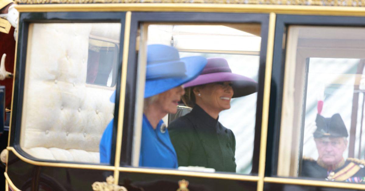 Photo of Melania Trump and Queen Camilla