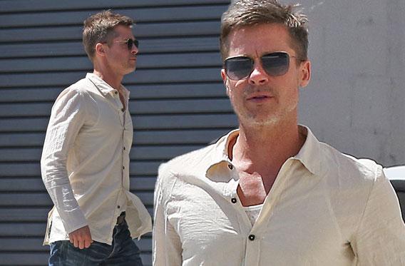 //brad pitt divore angelina jolie skinny collarbone pp