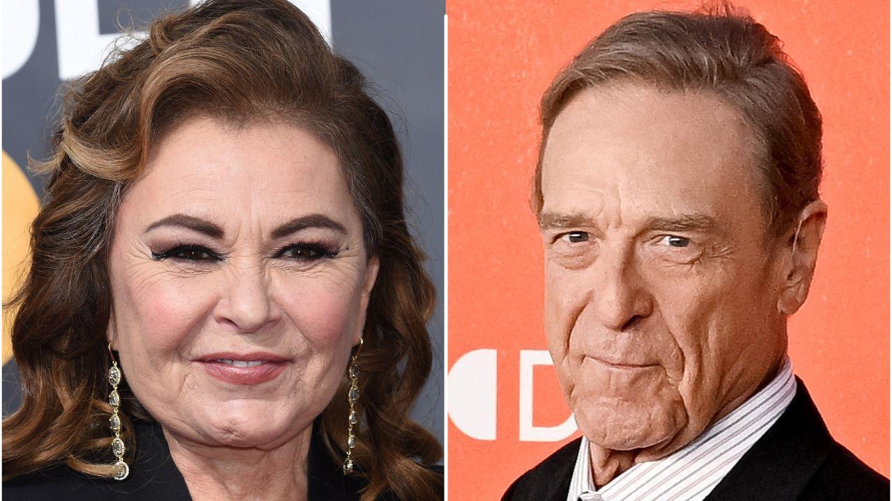 picture of Roseanne Barr and John Goodman