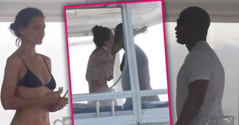 //katie holmes and jamie foxx pre wedding miami yacht holiday pp