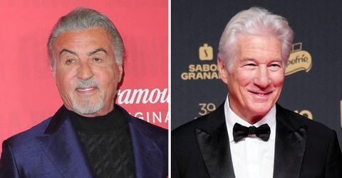 Split photo of Sylvester Stallone and Richard Gere