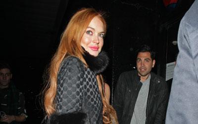 //lindsay lohan thigh highs