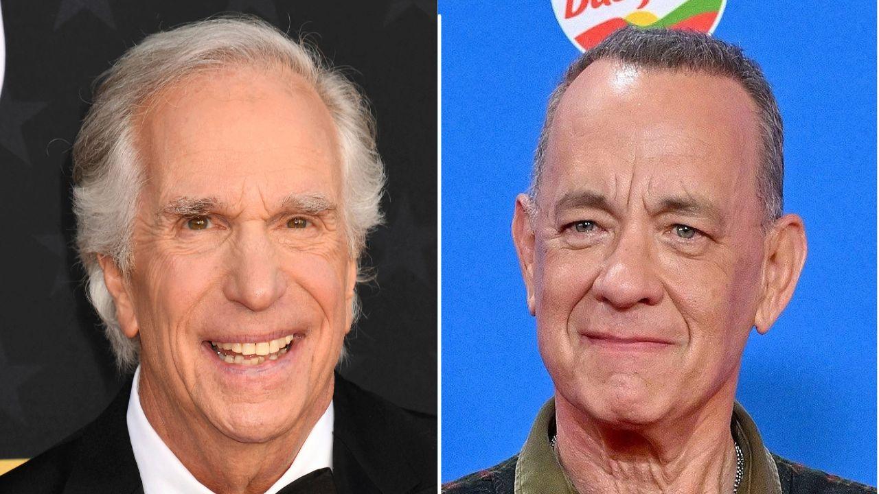 picture of Henry Winkler and Tom Hanks