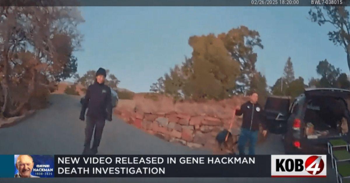 gene hackman mystery cops release bodycam video staff outside home