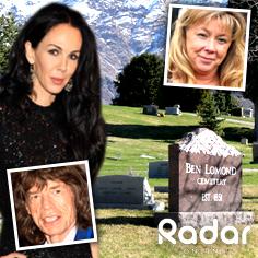 //lwren scott mick jagger fashion jan shane funeral burial sq