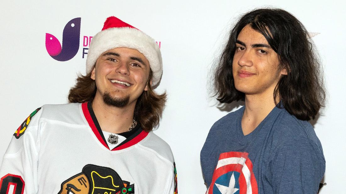 Blanket And Prince Jackson Hang Out At Halloween Party