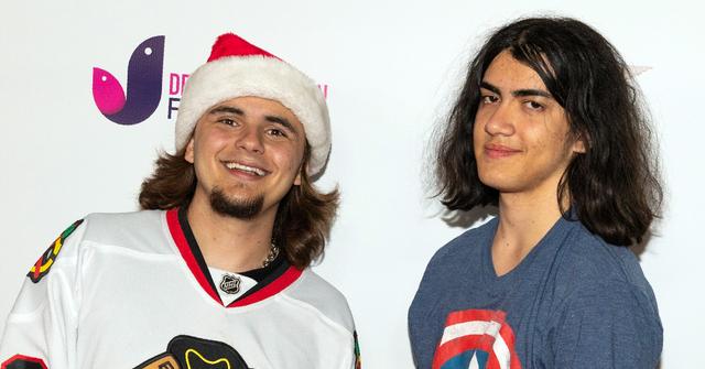 Blanket And Prince Jackson Hang Out At Halloween Party