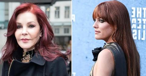 Composite Photo Priscilla Presley Granddaughter Riley Keough