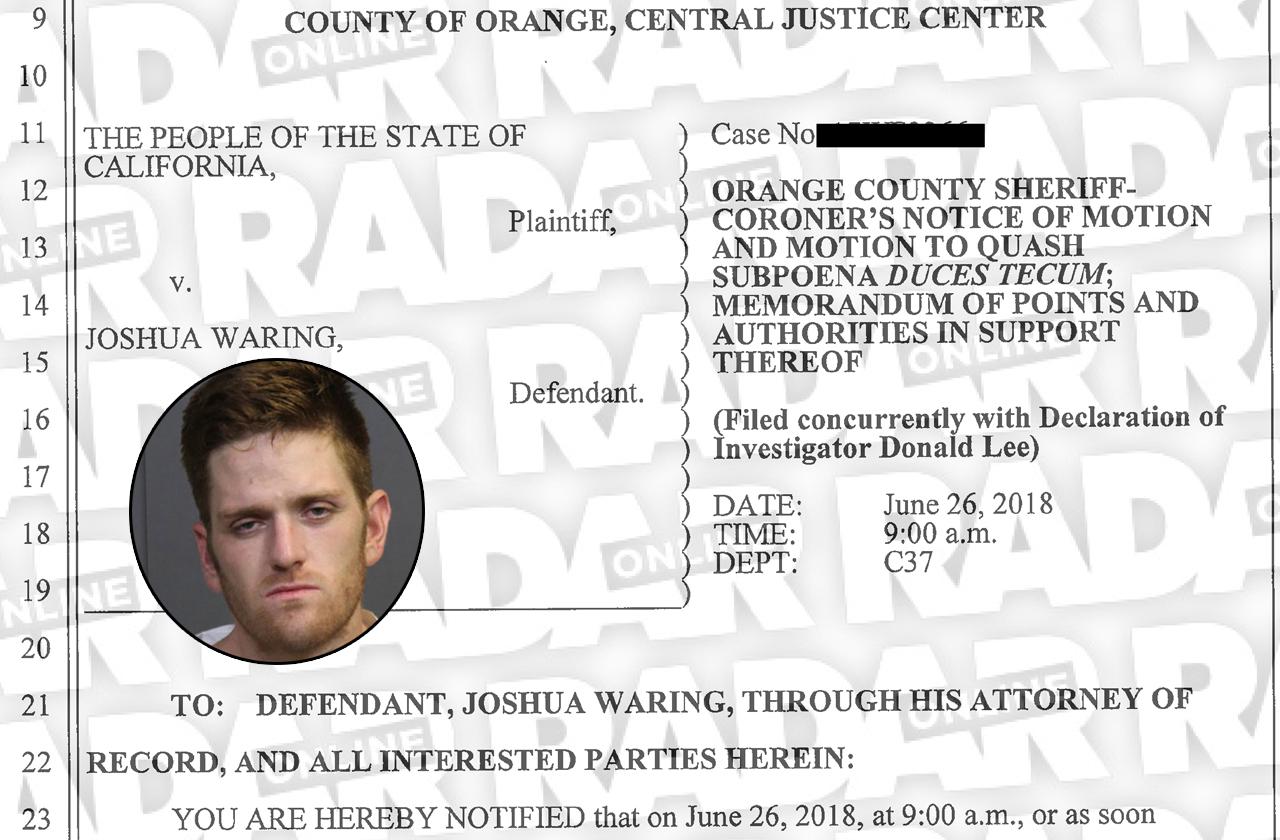 //rhoc star josh waring accused of slashing inmate drugs in prison