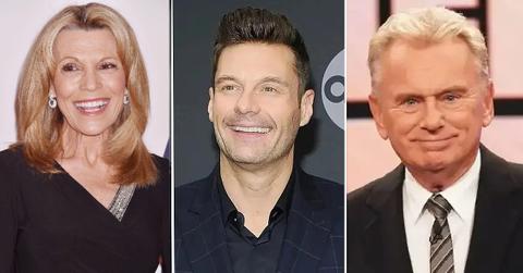 Composite photo of Vanna White, Ryan Seacrest, and Pat Sajak