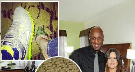 //khloe kardashian lamar odom hilton garden square twitter getty