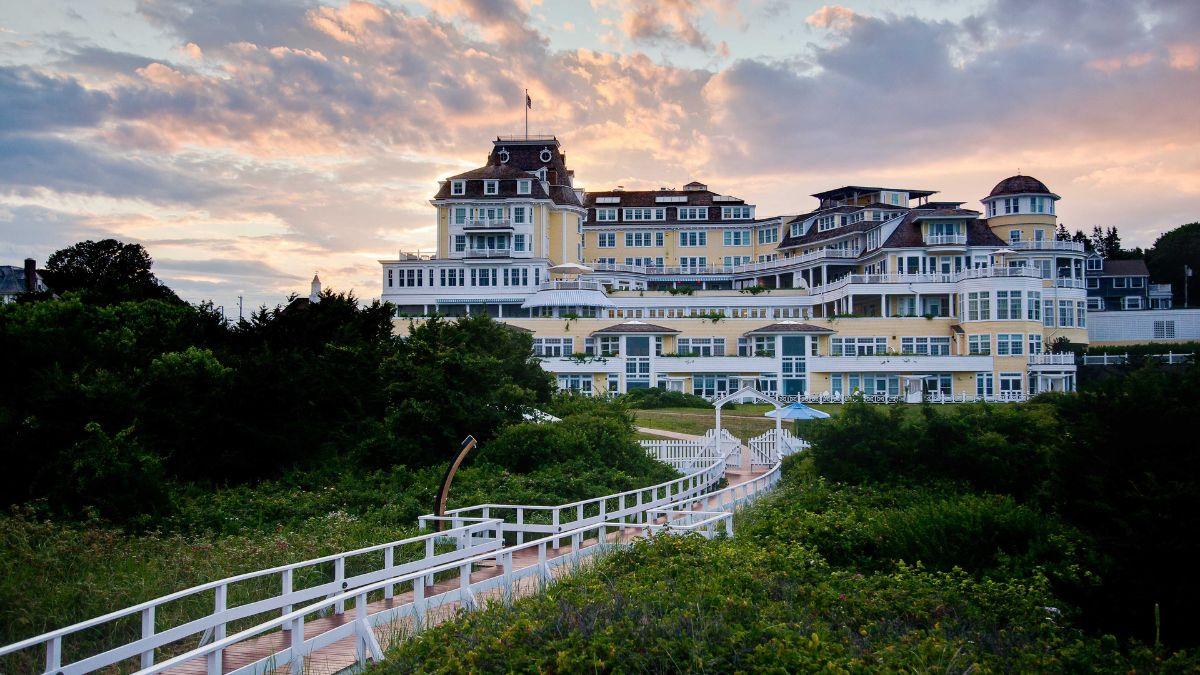 Photo of Taylor Swift and Travis Kelce's reported wedding venue, Ocean House in Rhode Island