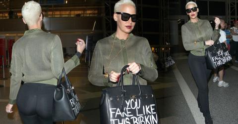 Amber Rose "Fake" Birkin Bag